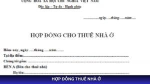 hợp đồng thuê nhà trả lại nhà thuê