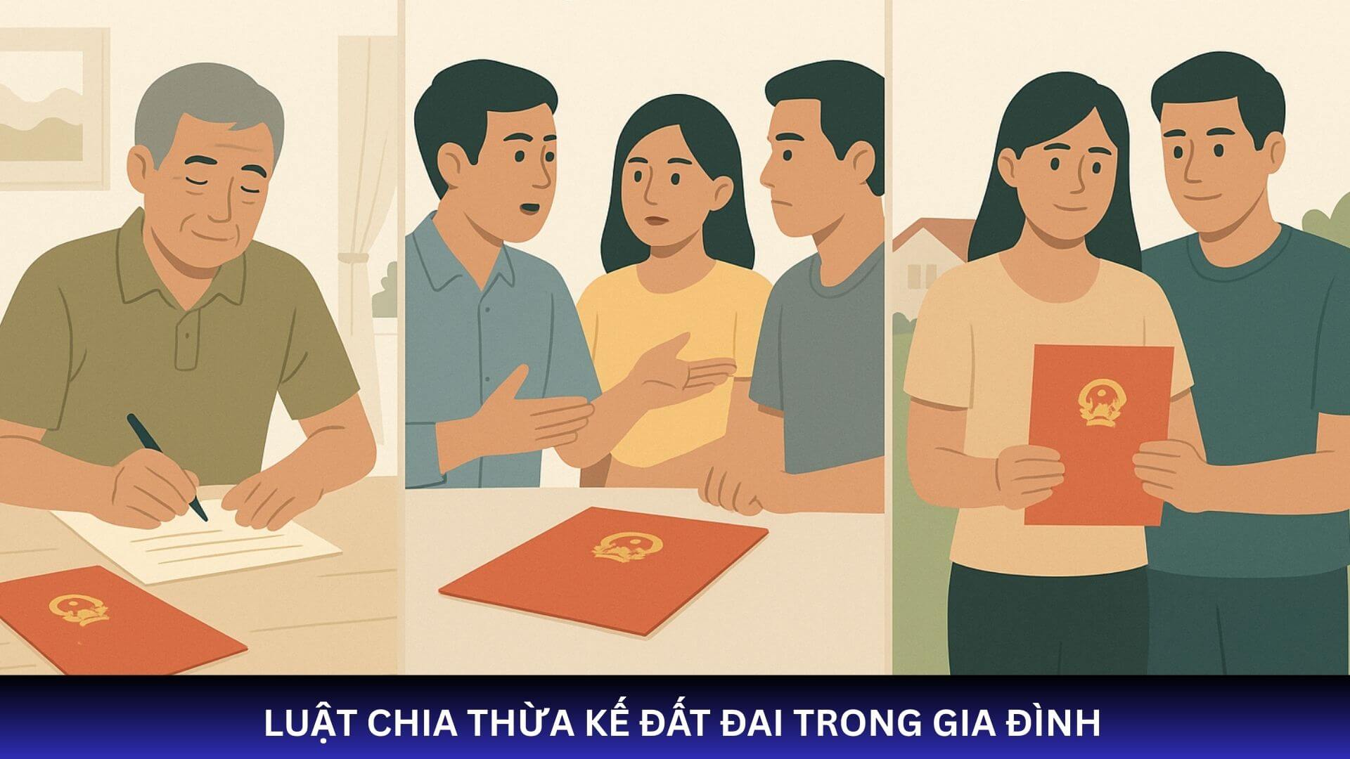 Luật chia thừa kế đất đai trong gia đình