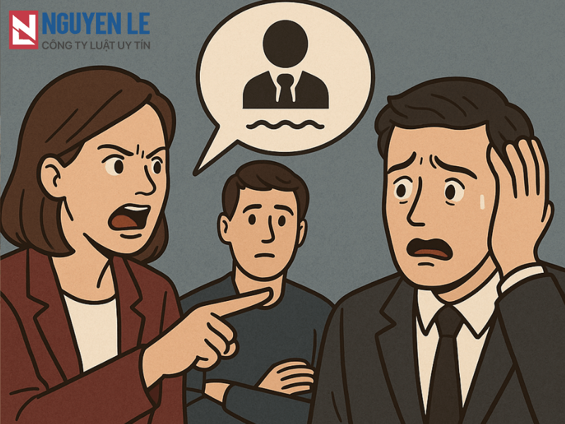 hành vi cấu thành tội vu khống