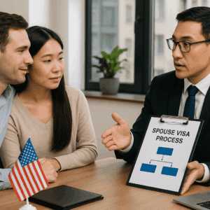 quy trình bảo lãnh vợ chồng đi mỹ