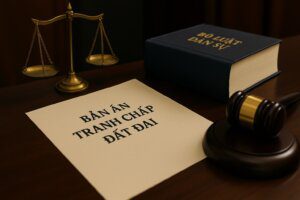 bản án tranh chấp đất đai