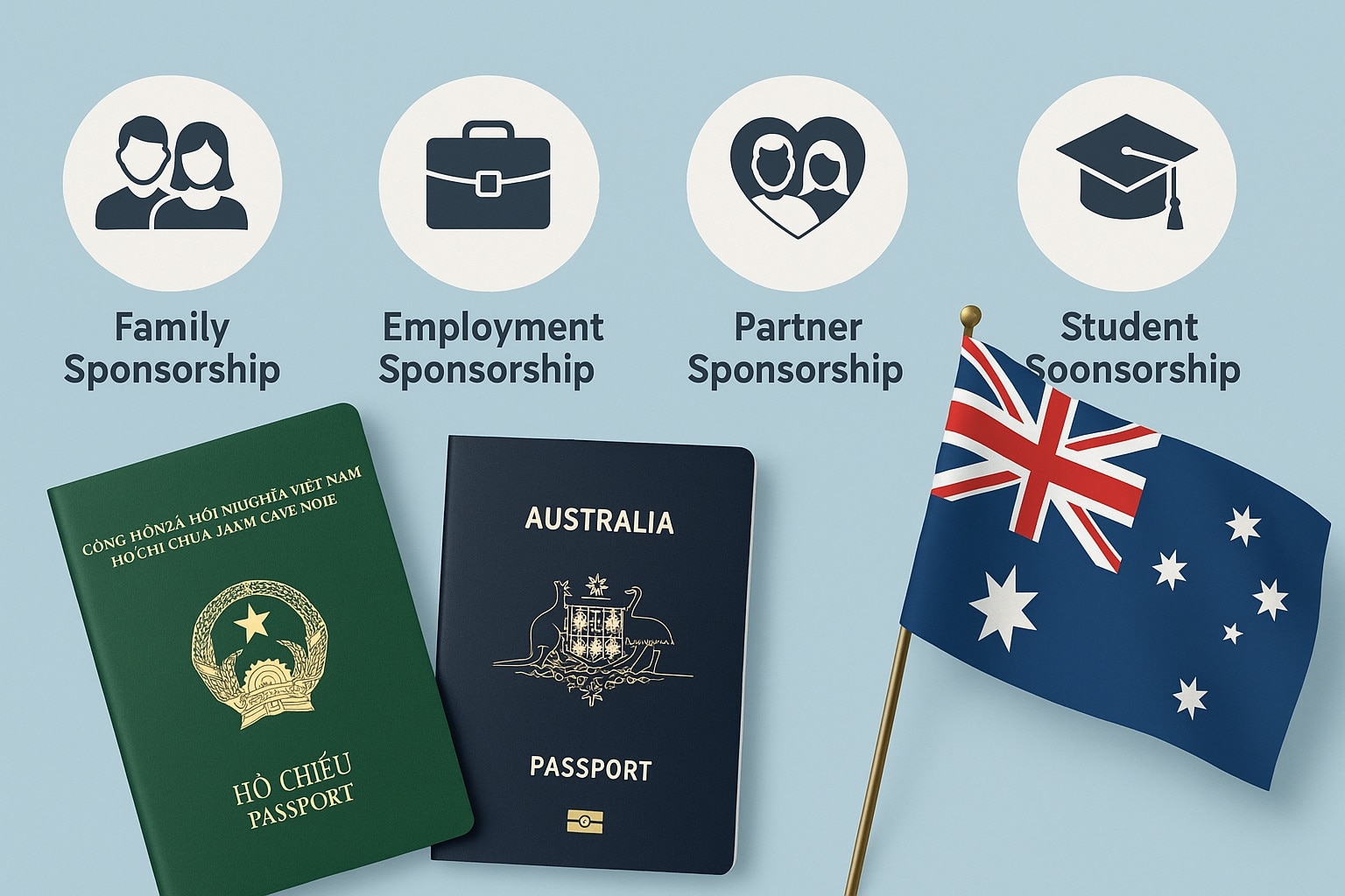 Các diện bảo lãnh đi úc