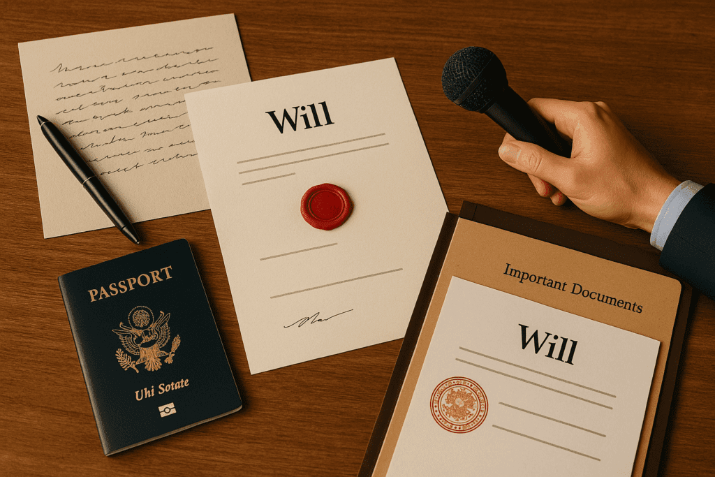 các hình thức của di chúc