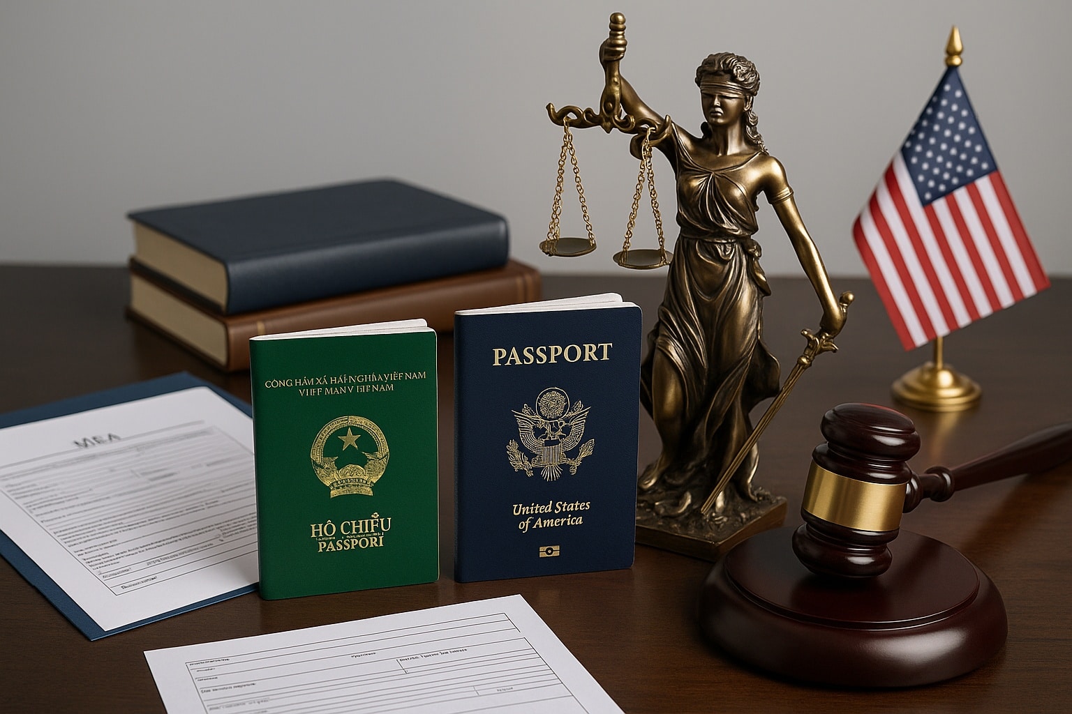 Cơ sở pháp lý của thủ tục đi mỹ