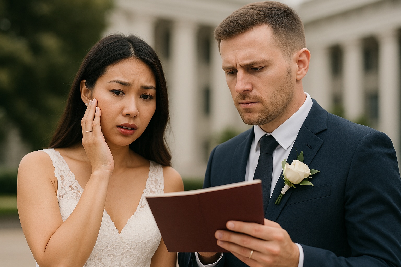 lưu ý khi đi mỹ diện kết hôn