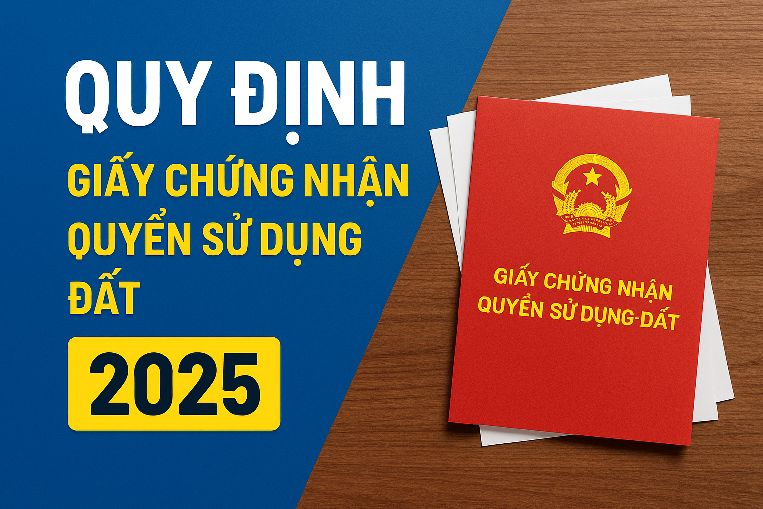 quy định giấy chứng nhận quyền sử dụng đất