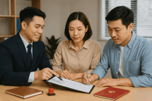 thủ tục sang tên sổ đỏ