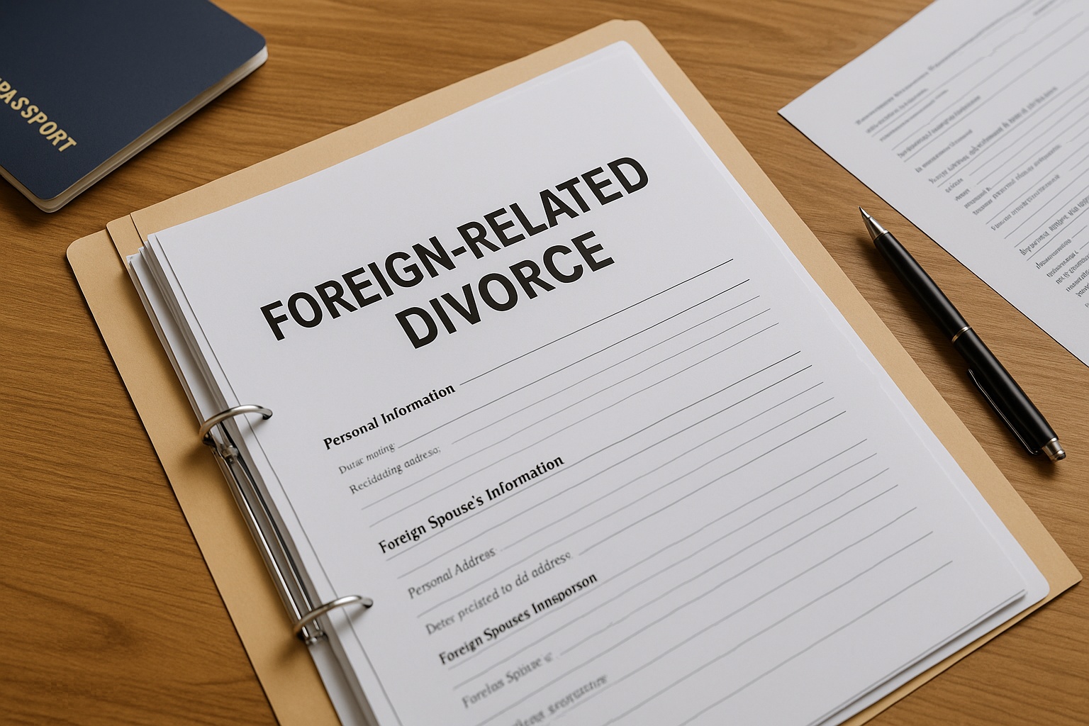 Hồ sơ cần chuẩn bị khi ly hôn có yếu tố nước ngoài